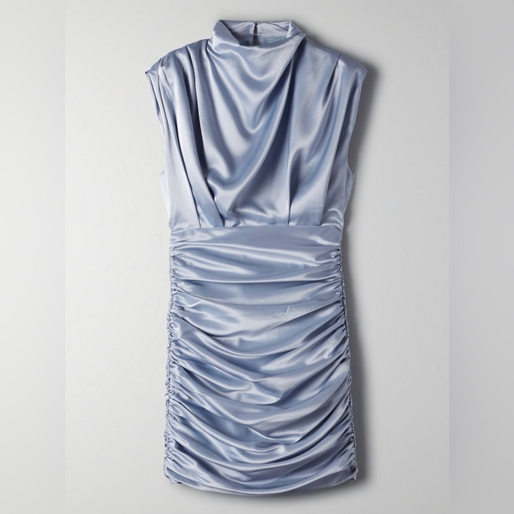 Babaton SILKY OLD BLUE DRESS